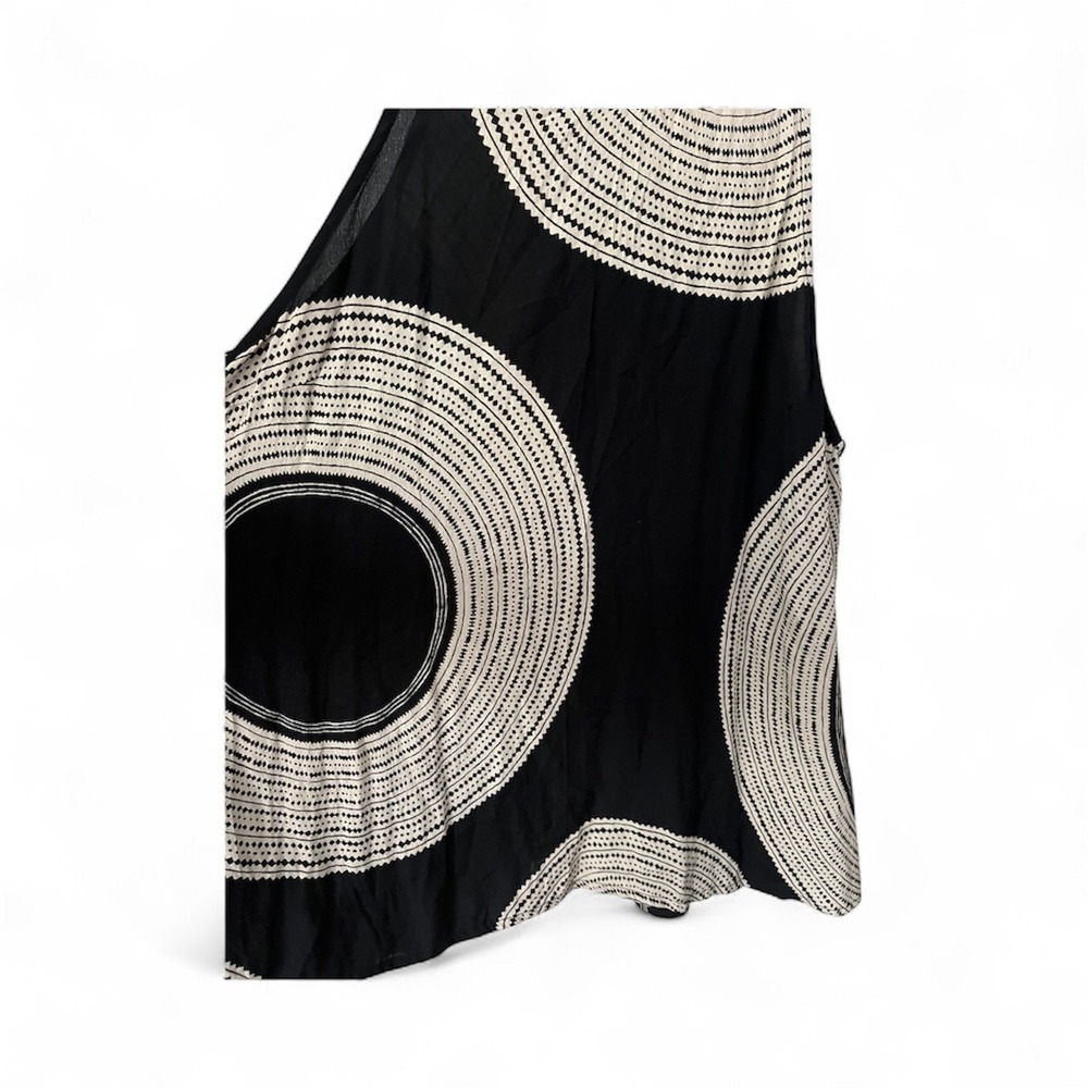 Manaola Tunic Top Sleeveless Black Punawai XL - Picture 3 of 6